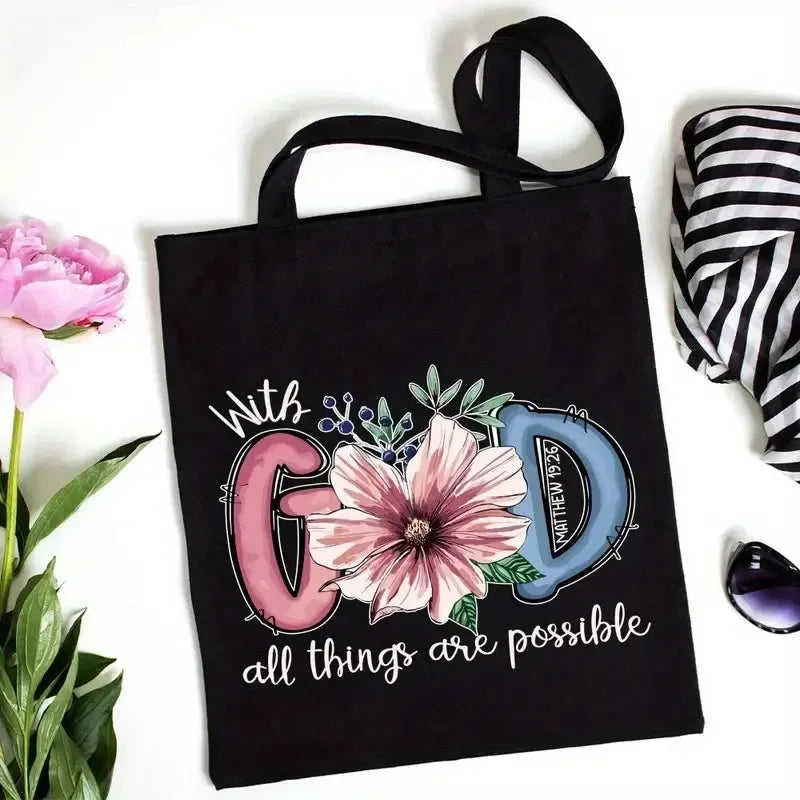 God Is Good Canvas Tote Bag
