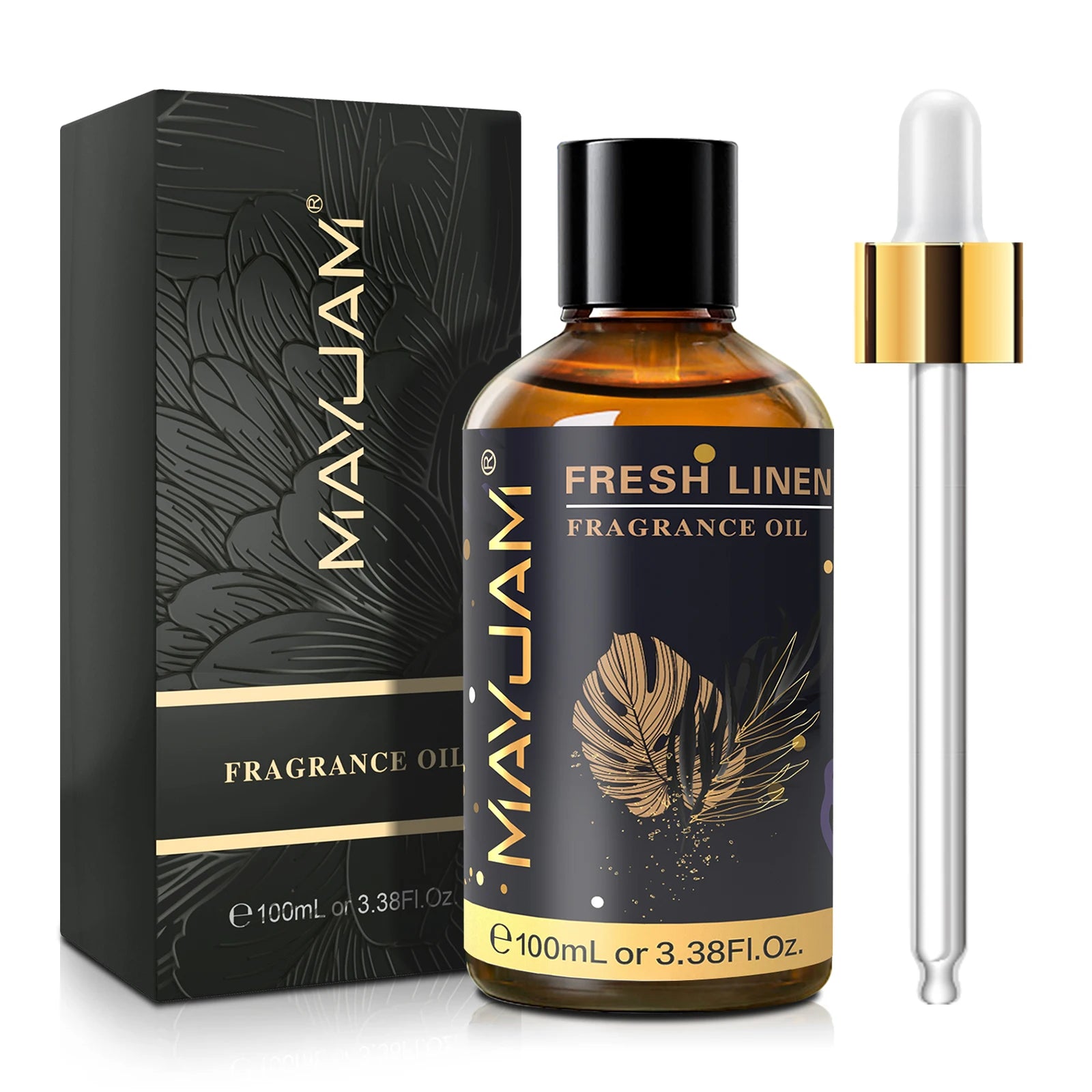 MAYJAM Fragrance Essential Oil 100ml Coconut & Hibiscus White Musk Sweet Tobacco Santal Sanctuary Hotel Fruit Carnival Blend Oil