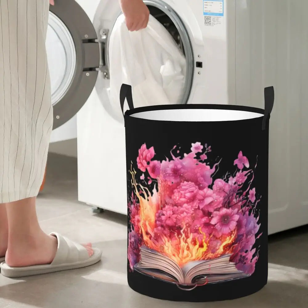 Burn Book Mean Girls Foldable Laundry Baskets Dirty Clothes Home Organizer Large Waterproof Hamper For Home Kids