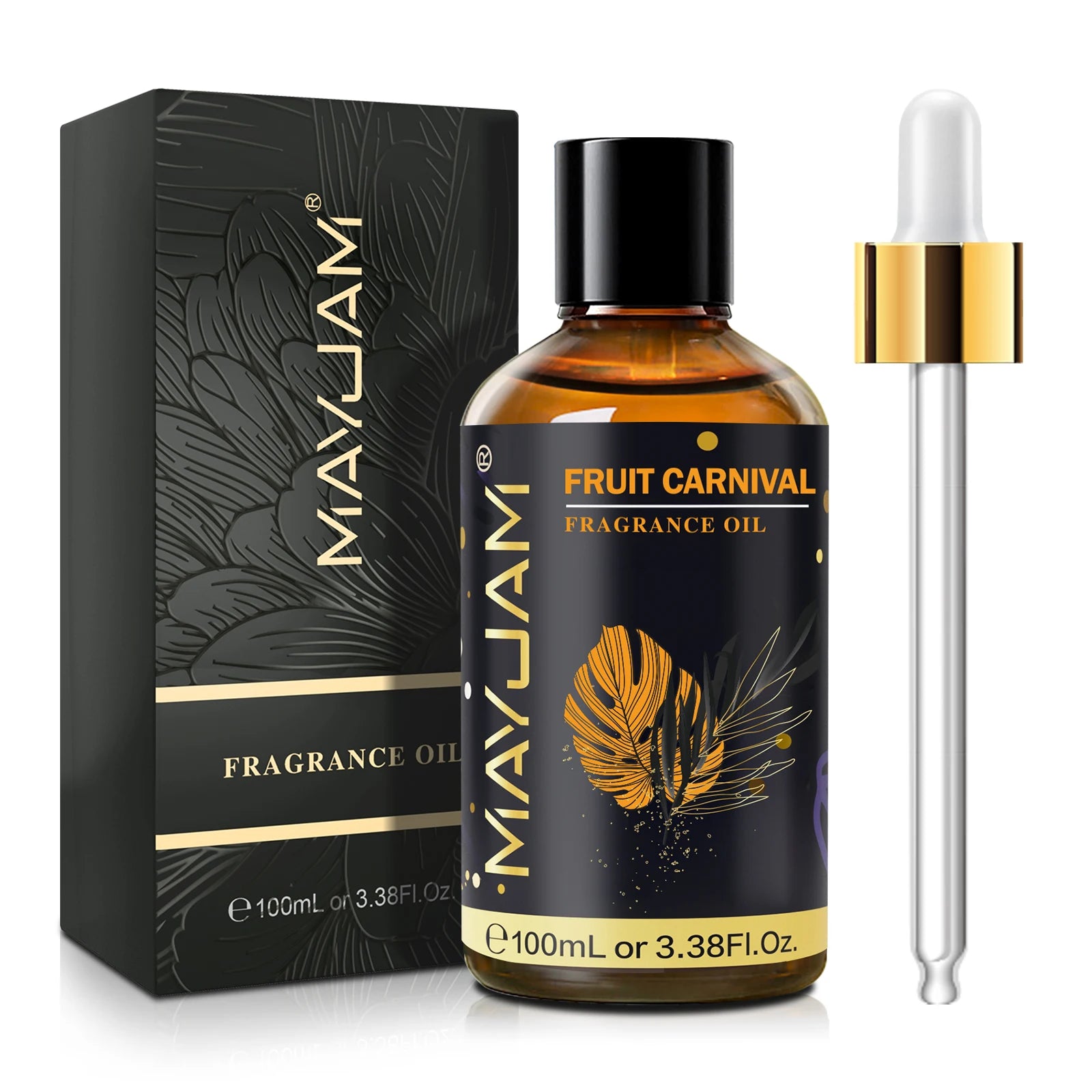 MAYJAM Fragrance Essential Oil 100ml Coconut & Hibiscus White Musk Sweet Tobacco Santal Sanctuary Hotel Fruit Carnival Blend Oil