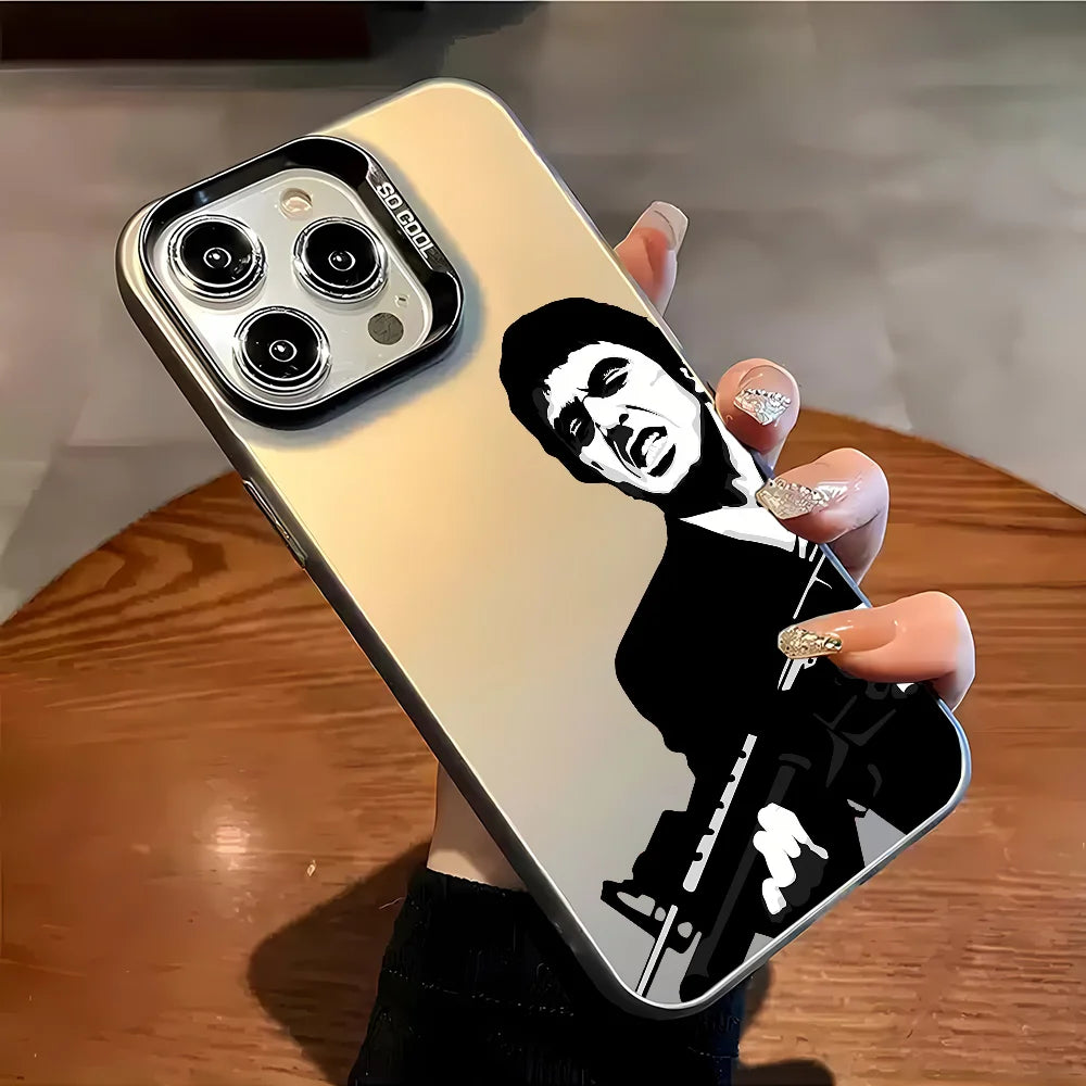 Movie Scarface Phone Case For iPhone XS XR X 7 8 Plus 16 15 14 Pro Max Plus 13 12 11 Pro Max Mini Matte Colorful Y2k Hard Cover