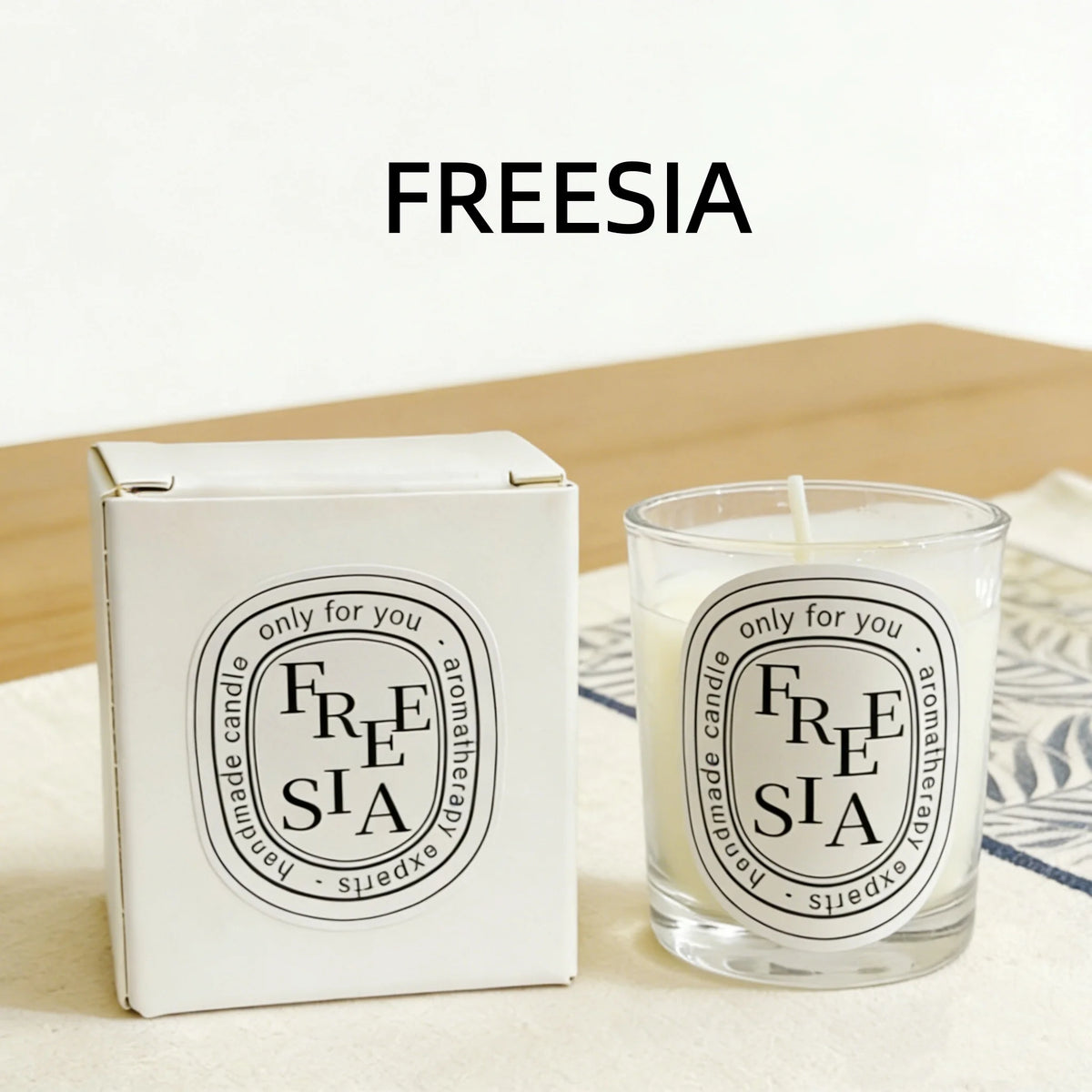 New Fragrance Scented Candle Romantic Gift Transparent Jar Aromatic Candles Light for Wedding Guest