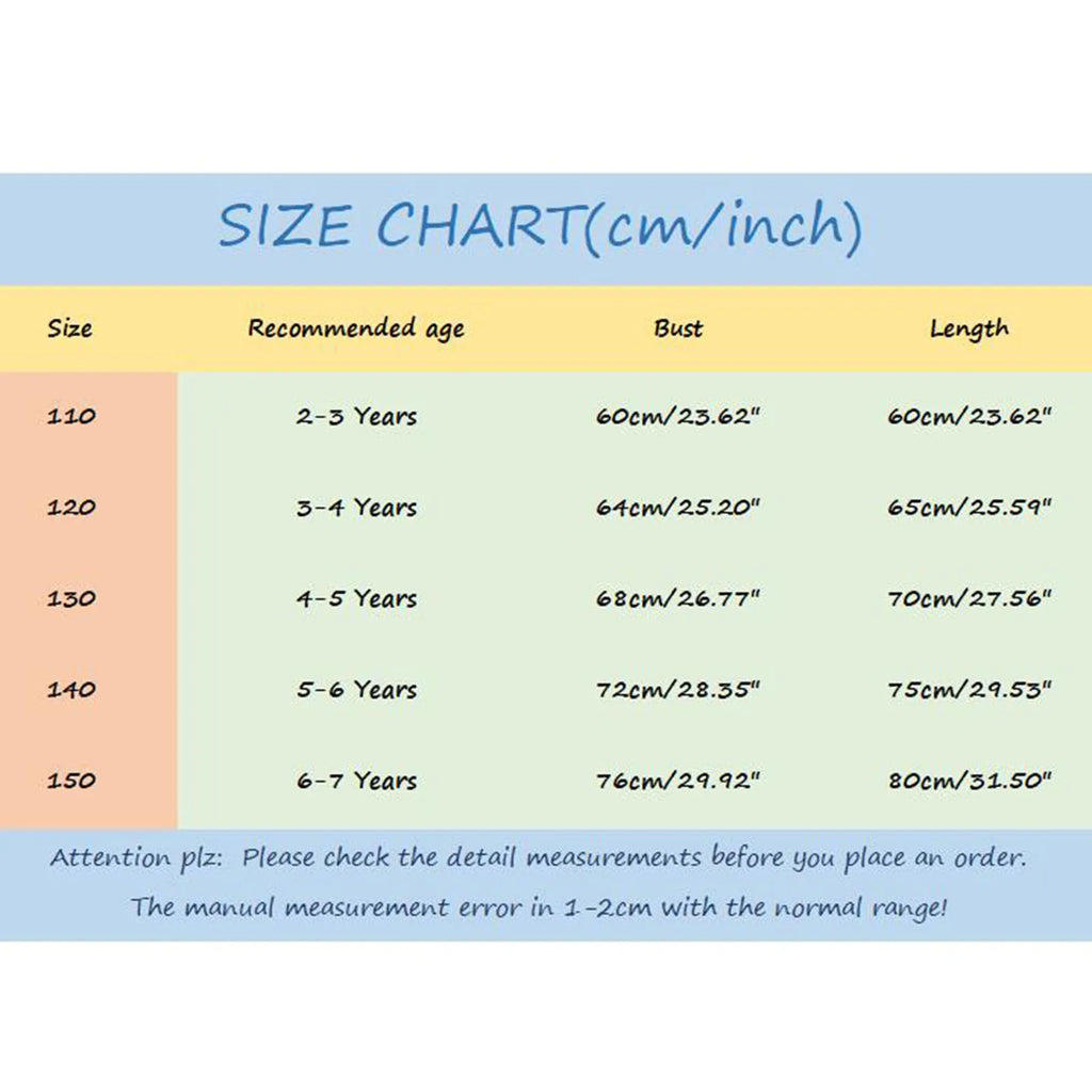 Dresses for Wedding Girls Children Girls Dress Sleeveless Colorful Love Colorful Bow Dress Fashion Spinning Tales Dress