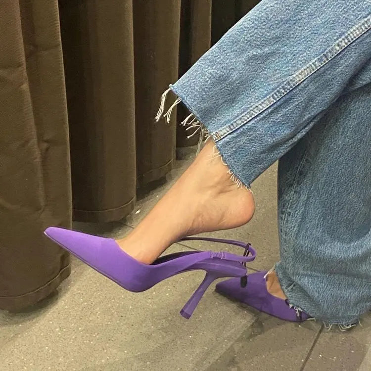 Oulylan High Heels Shallow Women's Sandals Shoes for Women High heeled Sandals  Women's Shoes Fashion Pumps Pointed Toe