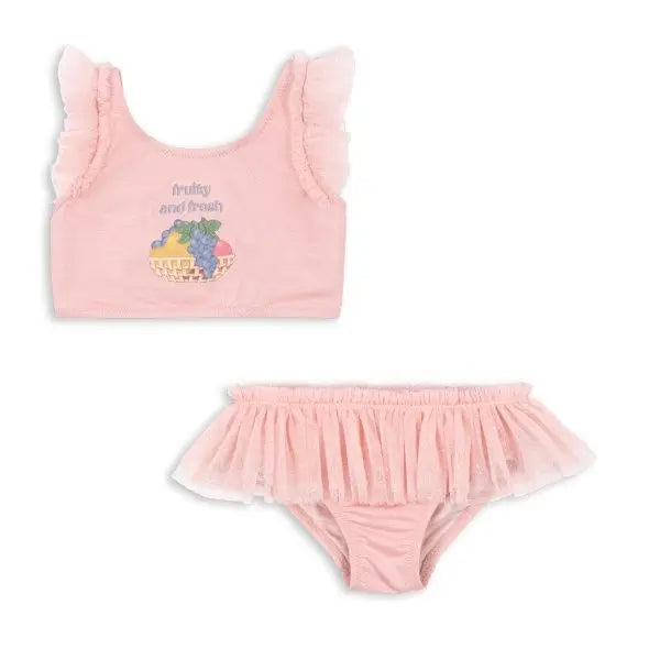 Clothing Kids Mother & Swimsuit 2026 Summer Swimwear Girls Lace Beach Wear Print Ruffle Princess Children Bikinis Sets Monokini