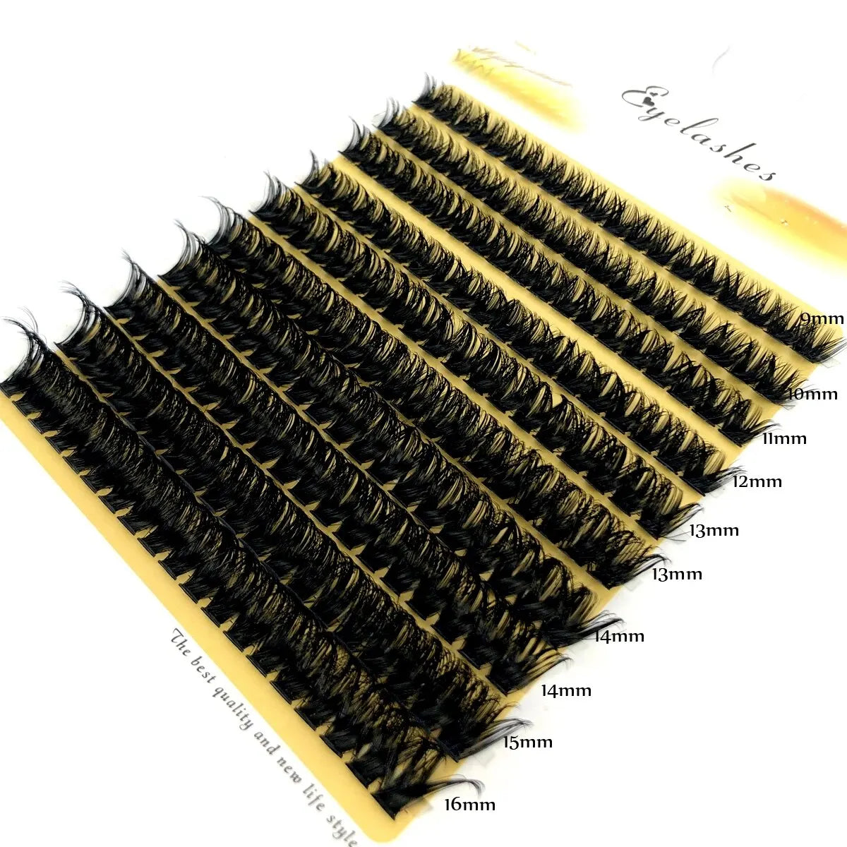 200 Clusters 10D 20D 30D 40D 60D 80D Mixed Tray Individual Lashes 3D Russia Premade Volume Lashes Soft Natural Lashes Mink Lash