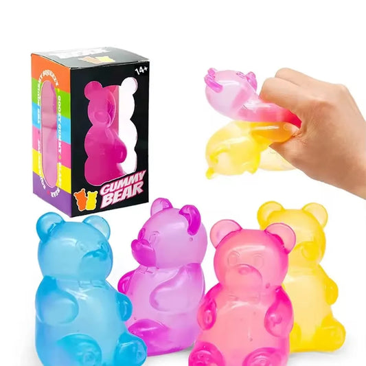 The new 8cm NeeDoh rubber bone toy in 2026, filled with gel, can bounce slowly to relieve pressure and anxiety
