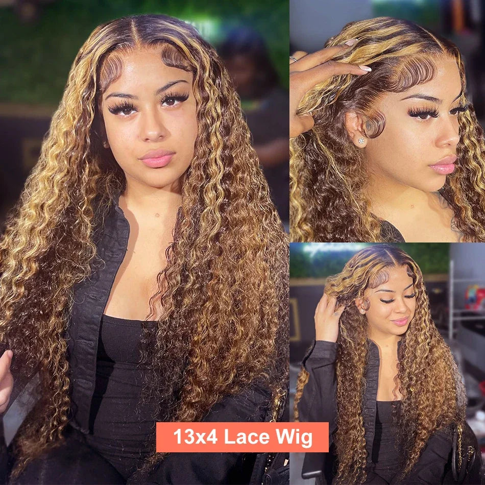 Highlight Deep Wave HD Lace Wig