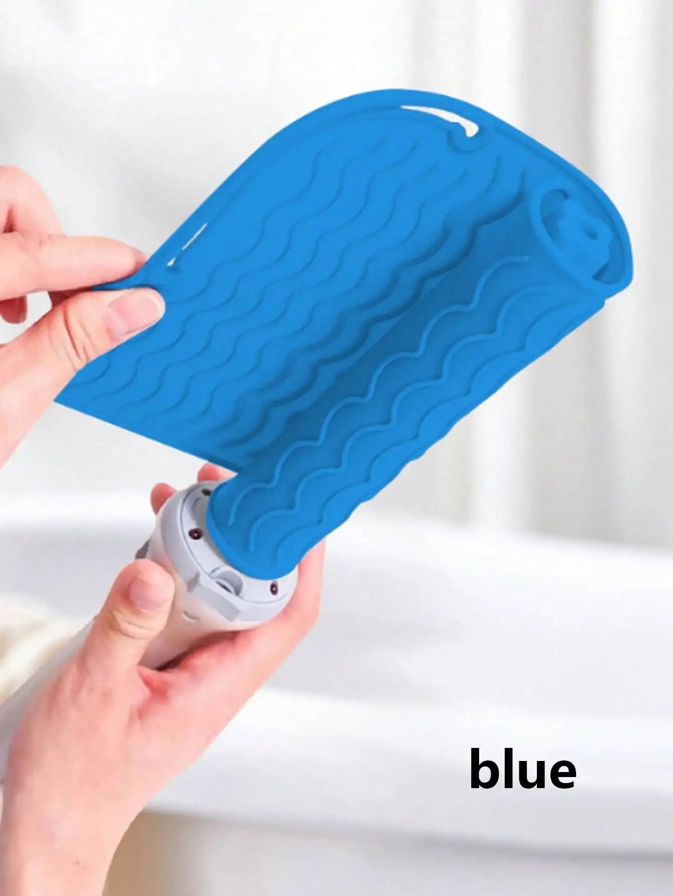 New Plus Size Silicone Heat Resistant Mat Portable Travel Hot Tools Pad Cover for Curling Iron, Flat Iron Hair Straightener