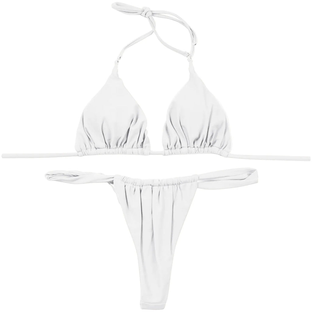 High Two Up Bikini Piece Up Women Cut Lace Solid Sexy Swimsuit Set Push Swimwears Tankinis Set Swimming Suit Women Bikini