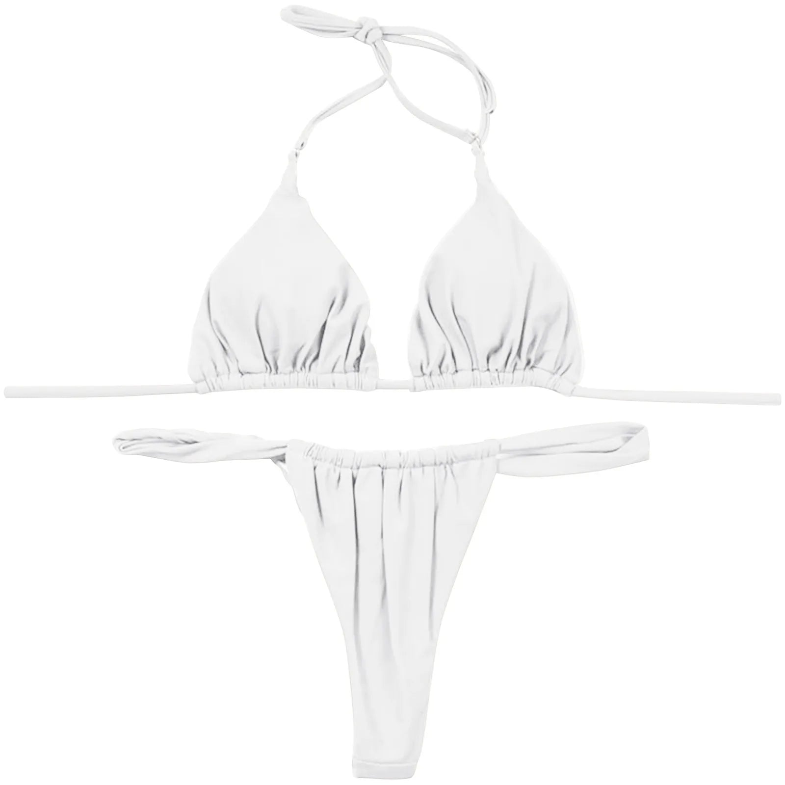 High Two Up Bikini Piece Up Women Cut Lace Solid Sexy Swimsuit Set Push Swimwears Tankinis Set Swimming Suit Women Bikini