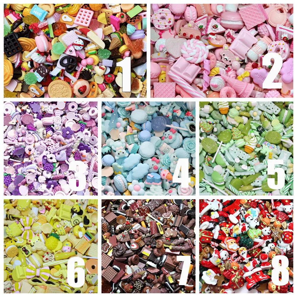 candy charm for hairpin keychain phone case decoration gifts slime charms beads scrapbooking supplies nail decoration crafts
