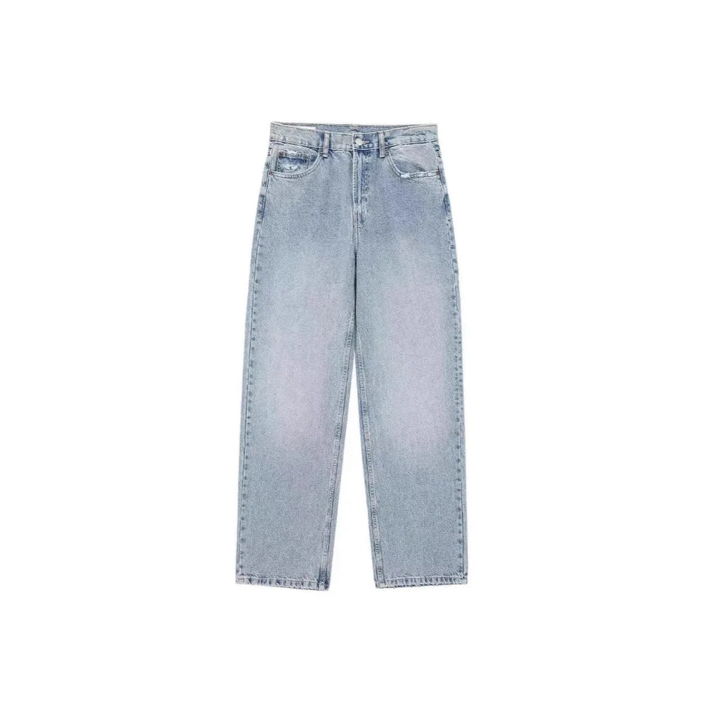 Jeans Women Denim Pant Straight Trousers Wide Leg Long Pants High Waist Y2k Streetwear Casual Mom Jeans Splice Elegant Work
