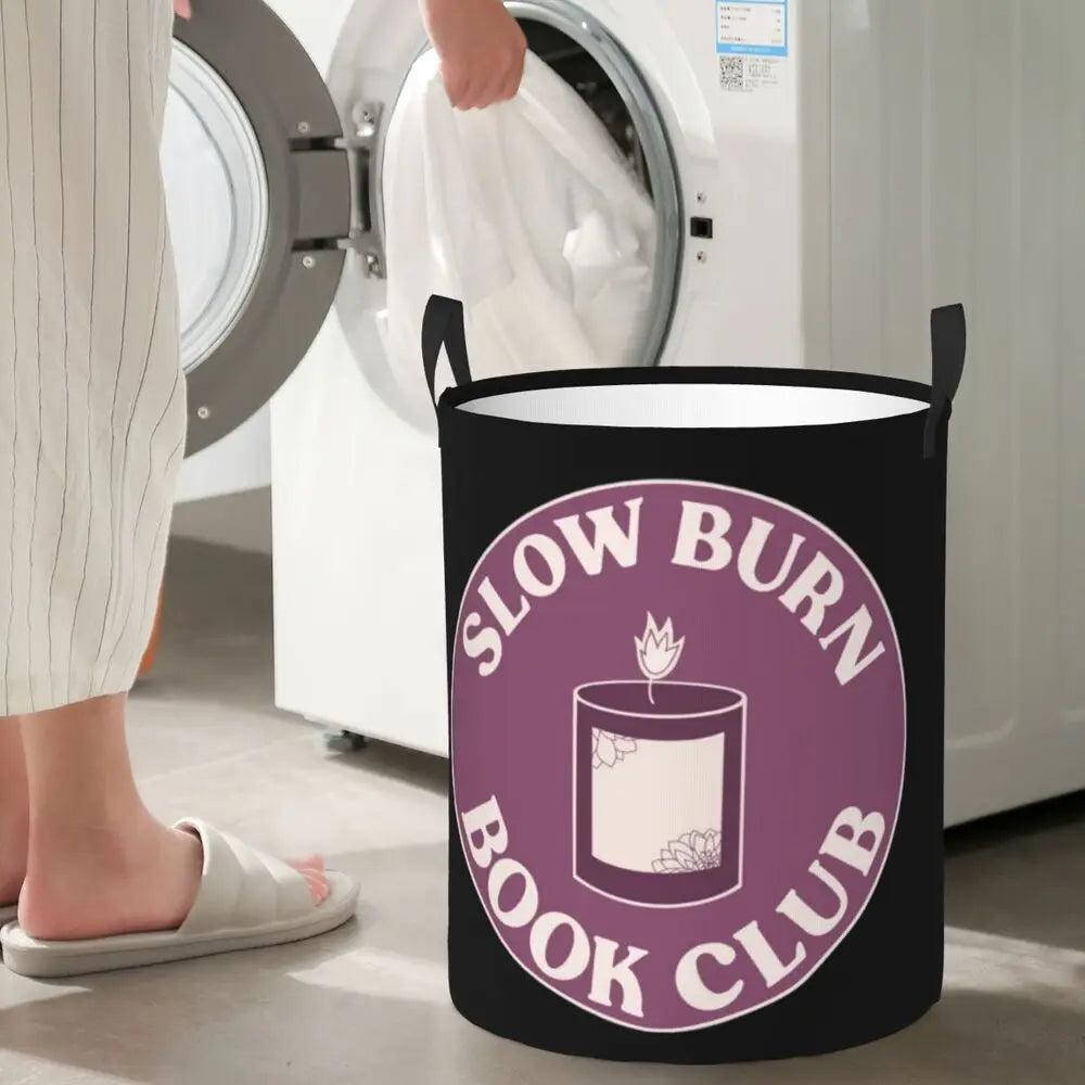 Burn Book Mean Girls Foldable Laundry Baskets Dirty Clothes Home Organizer Large Waterproof Hamper For Home Kids