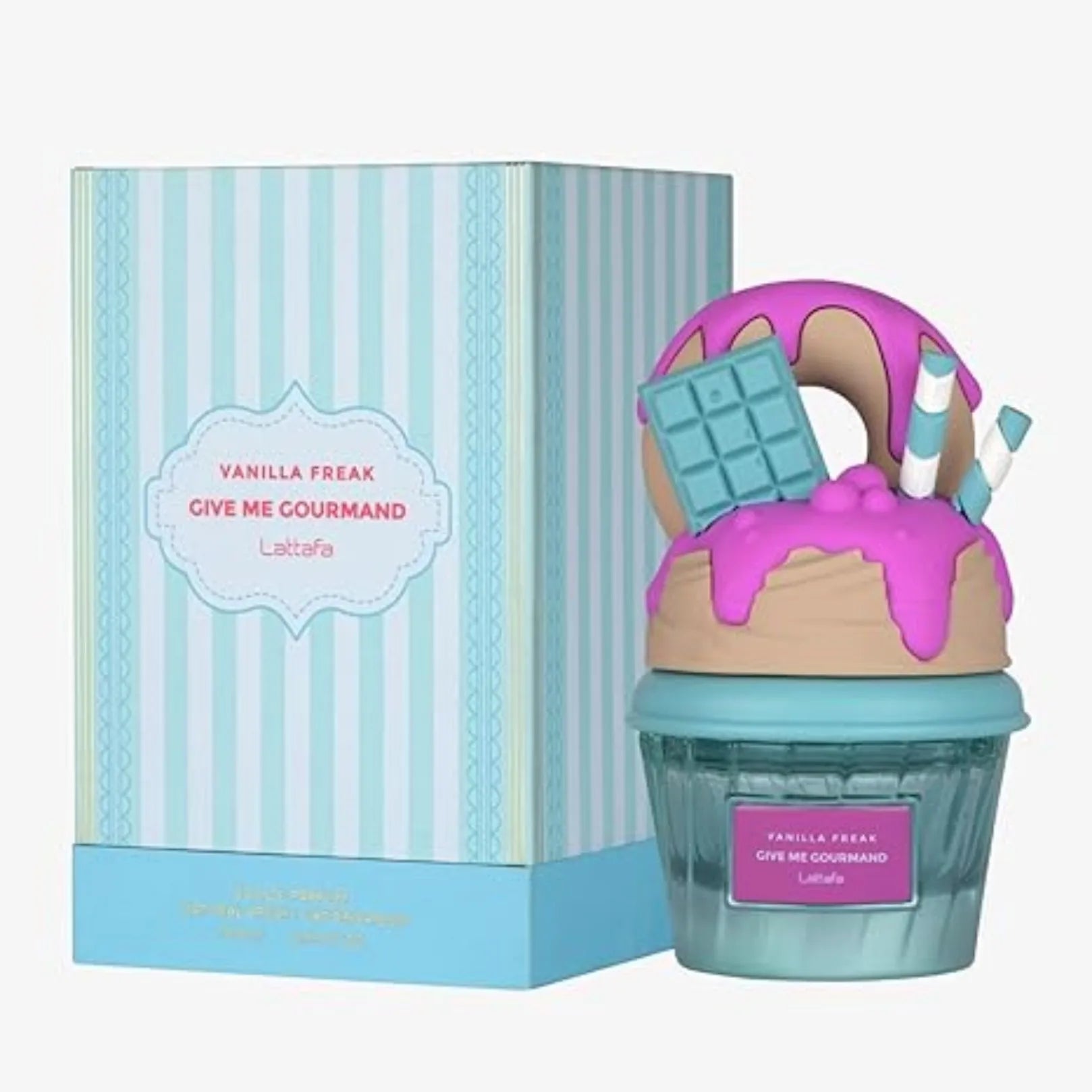 Lattafa Vanilla Freak Eau de Parfum, Give me Gourmand Collection, Unisex, Spray Form, 75ml, Vanilla Caramel Scent, Woody Notes