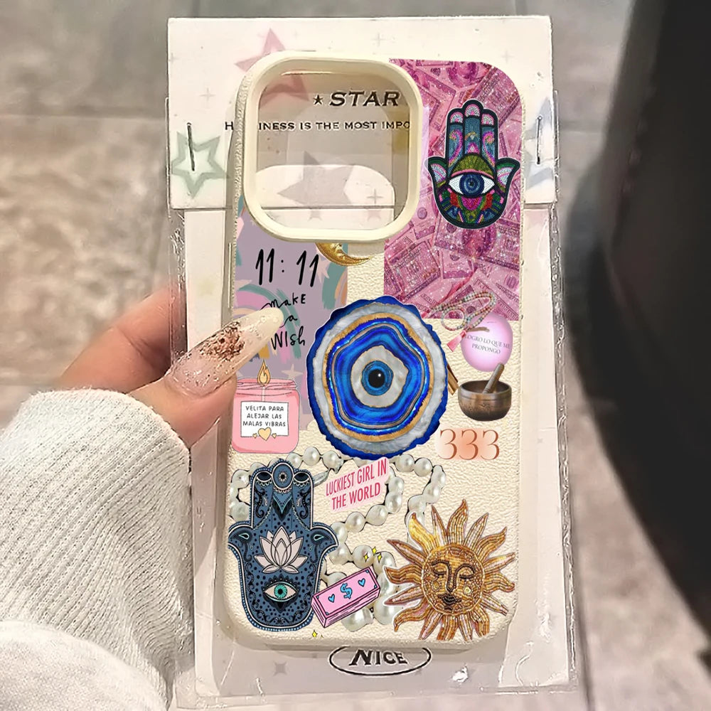 Hamsa & Evil Eye Collage Phone Case