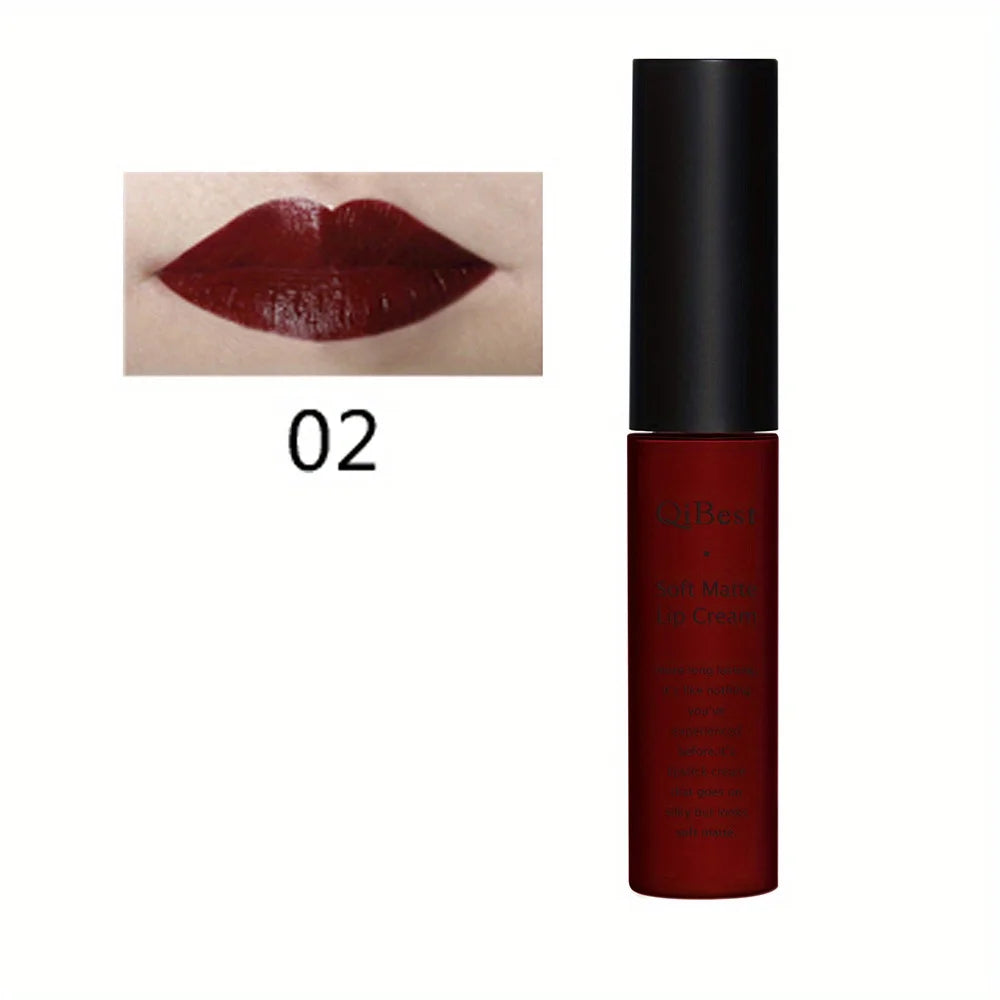 Luxurious Matte & Volumizing Lipstick - Waterproof, Long-Lasting, 20 Diverse Shades | Ideal Gift for Valentine's Day
