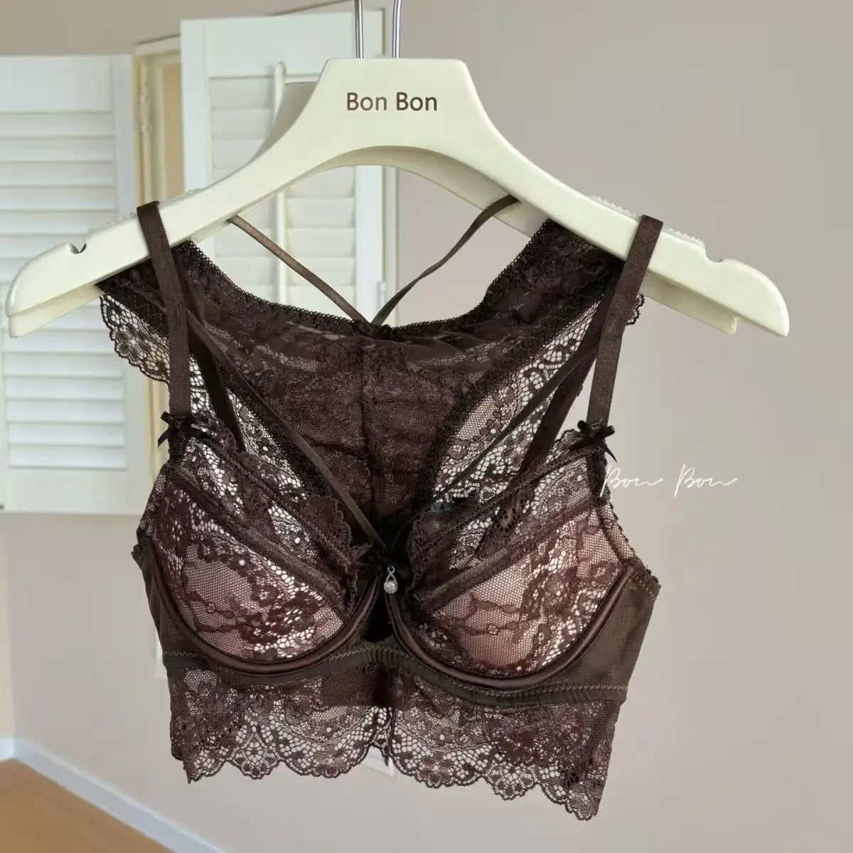 French Lace Underwire Bra Set