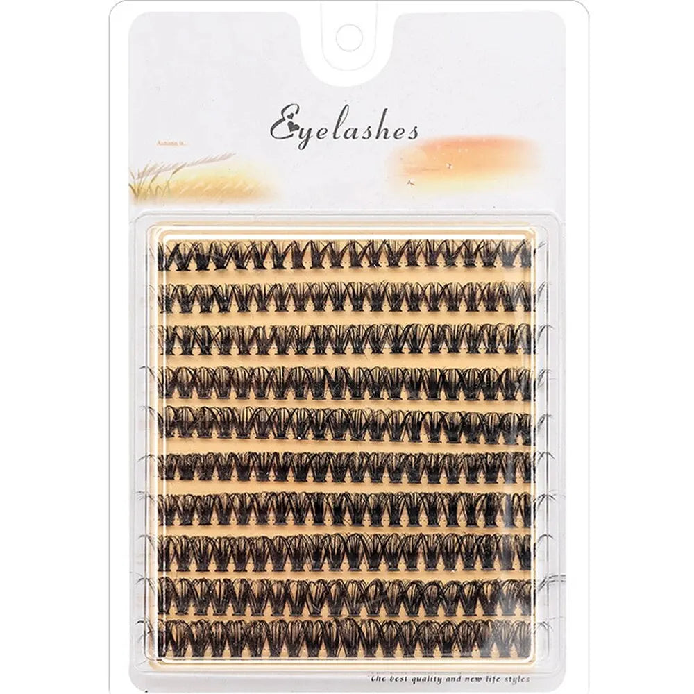 200 Clusters 10D 20D 30D 40D 60D 80D Mixed Tray Individual Lashes 3D Russia Premade Volume Lashes Soft Natural Lashes Mink Lash