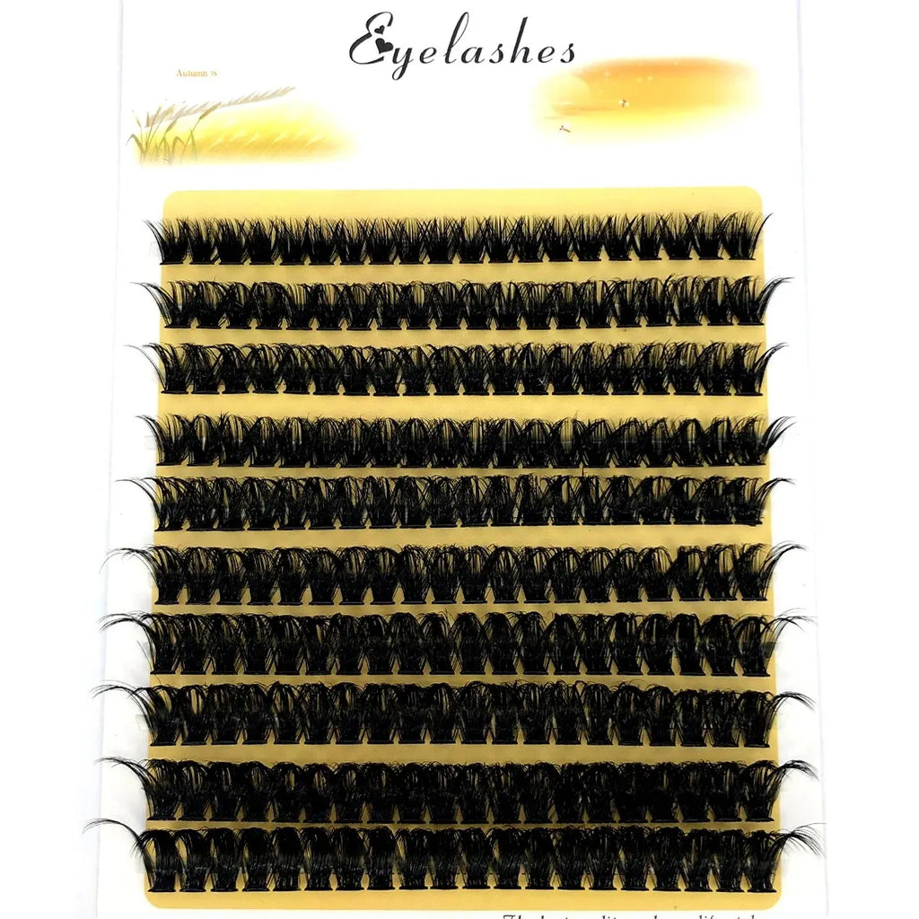200 Clusters 10D 20D 30D 40D 60D 80D Mixed Tray Individual Lashes 3D Russia Premade Volume Lashes Soft Natural Lashes Mink Lash