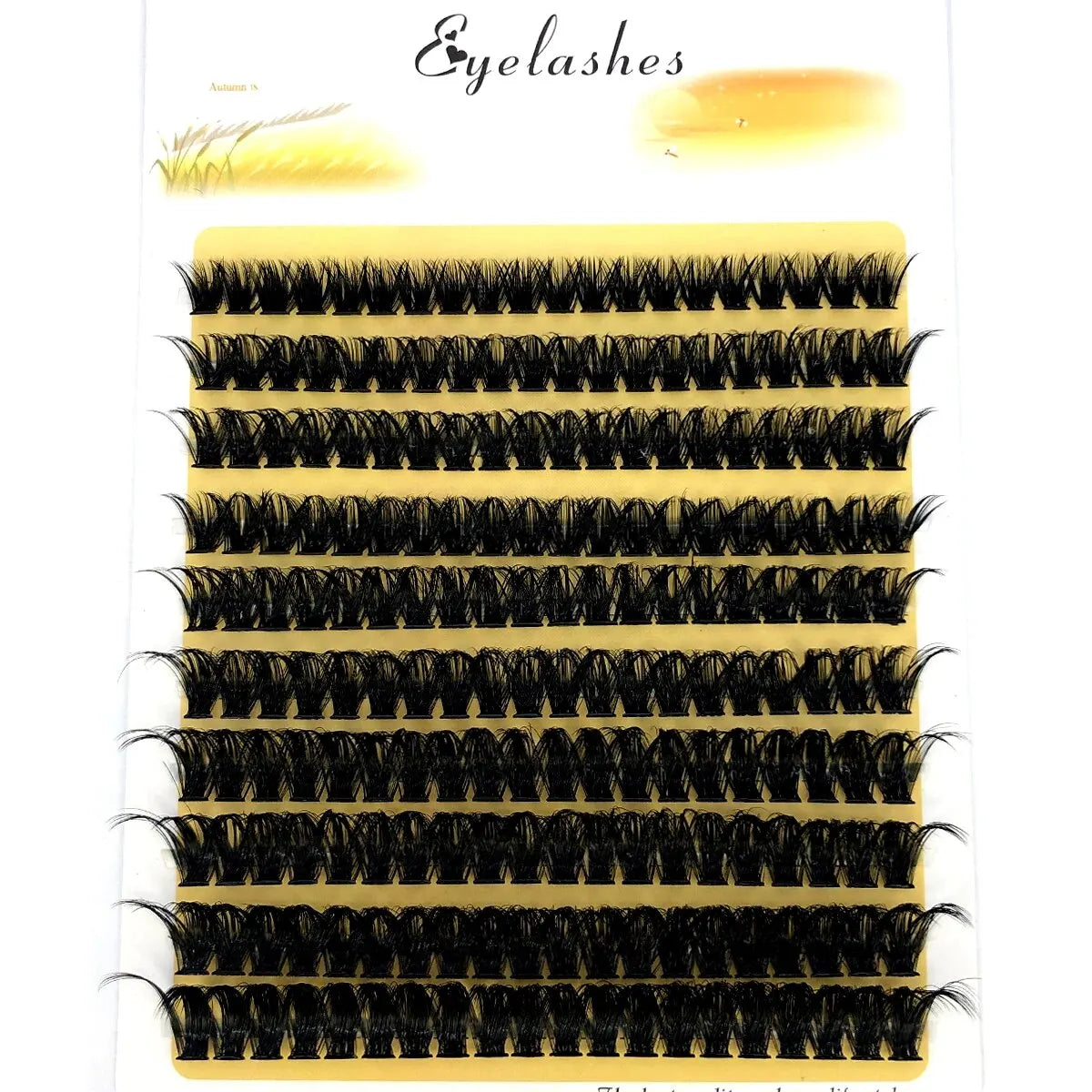 200 Clusters 10D 20D 30D 40D 60D 80D Mixed Tray Individual Lashes 3D Russia Premade Volume Lashes Soft Natural Lashes Mink Lash