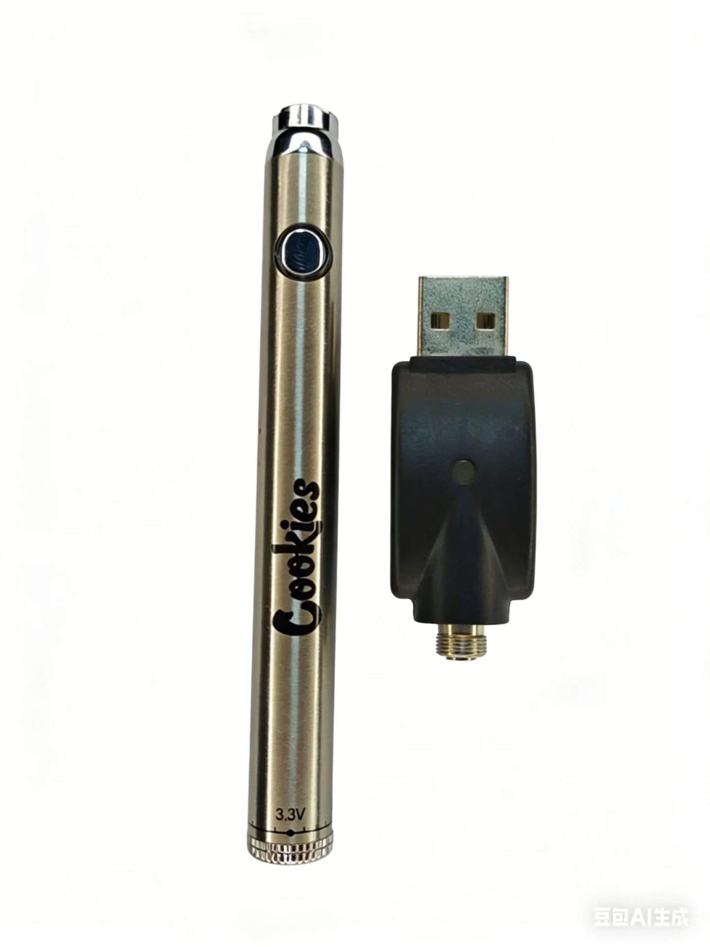 1pcs 380mah Cookies 510 thread battery， Portable Electric Soldering Iron Welding Tool，510 Thread mini light bulb
