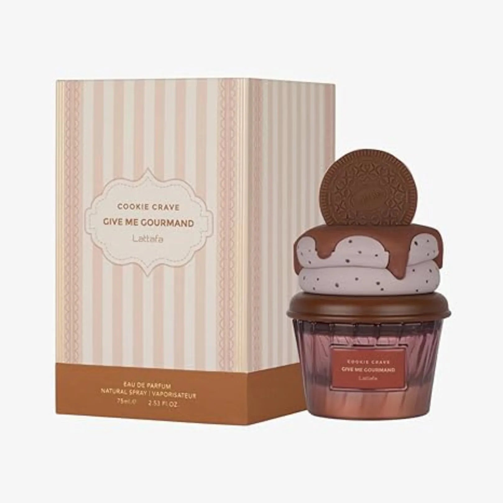 Lattafa Vanilla Freak Eau de Parfum, Give me Gourmand Collection, Unisex, Spray Form, 75ml, Vanilla Caramel Scent, Woody Notes