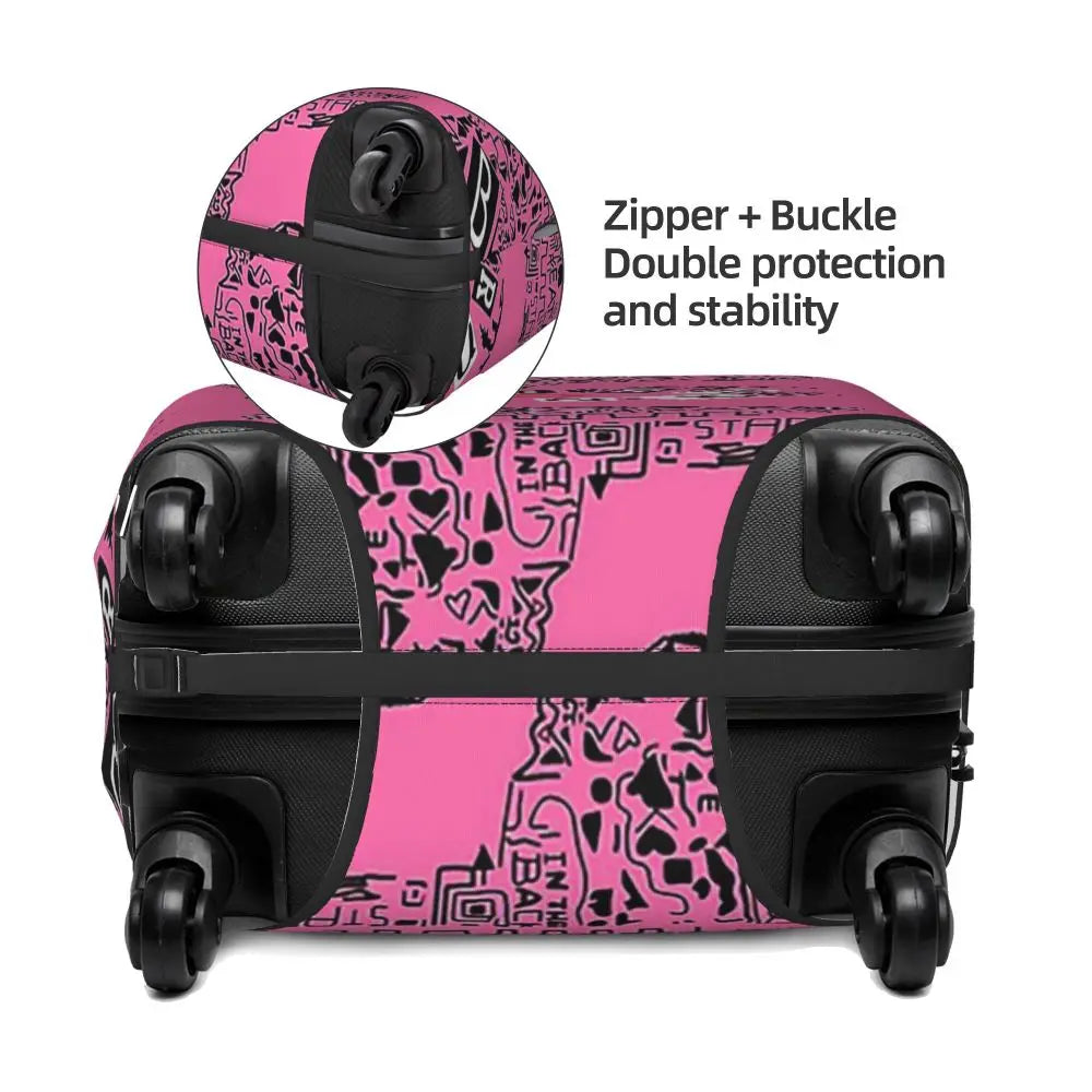 Burn Book - Mean Girls Suitcase Cover Protection Elastic Travel Luggage Protector Covers for 18-32 Inch