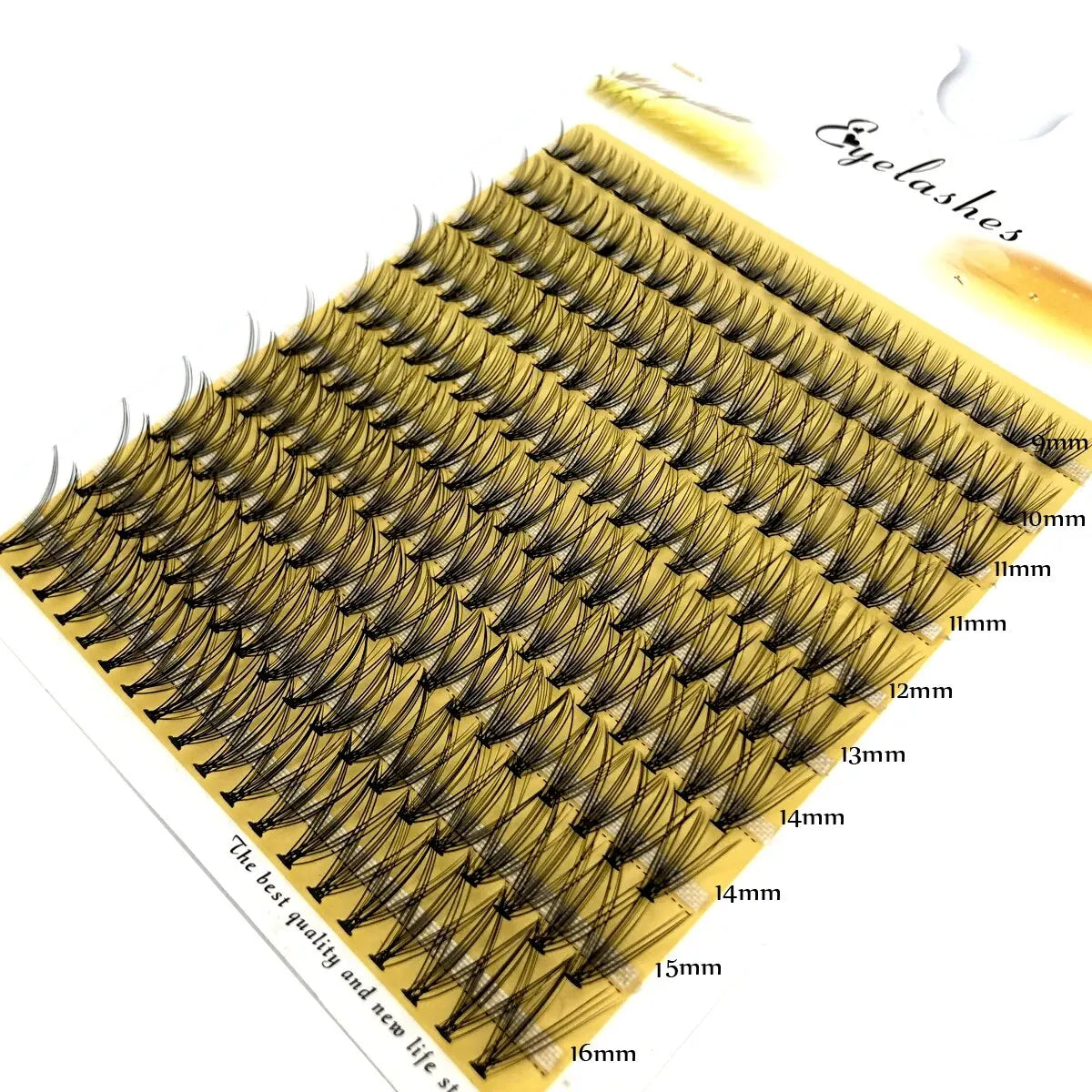 200 Clusters 10D 20D 30D 40D 60D 80D Mixed Tray Individual Lashes 3D Russia Premade Volume Lashes Soft Natural Lashes Mink Lash