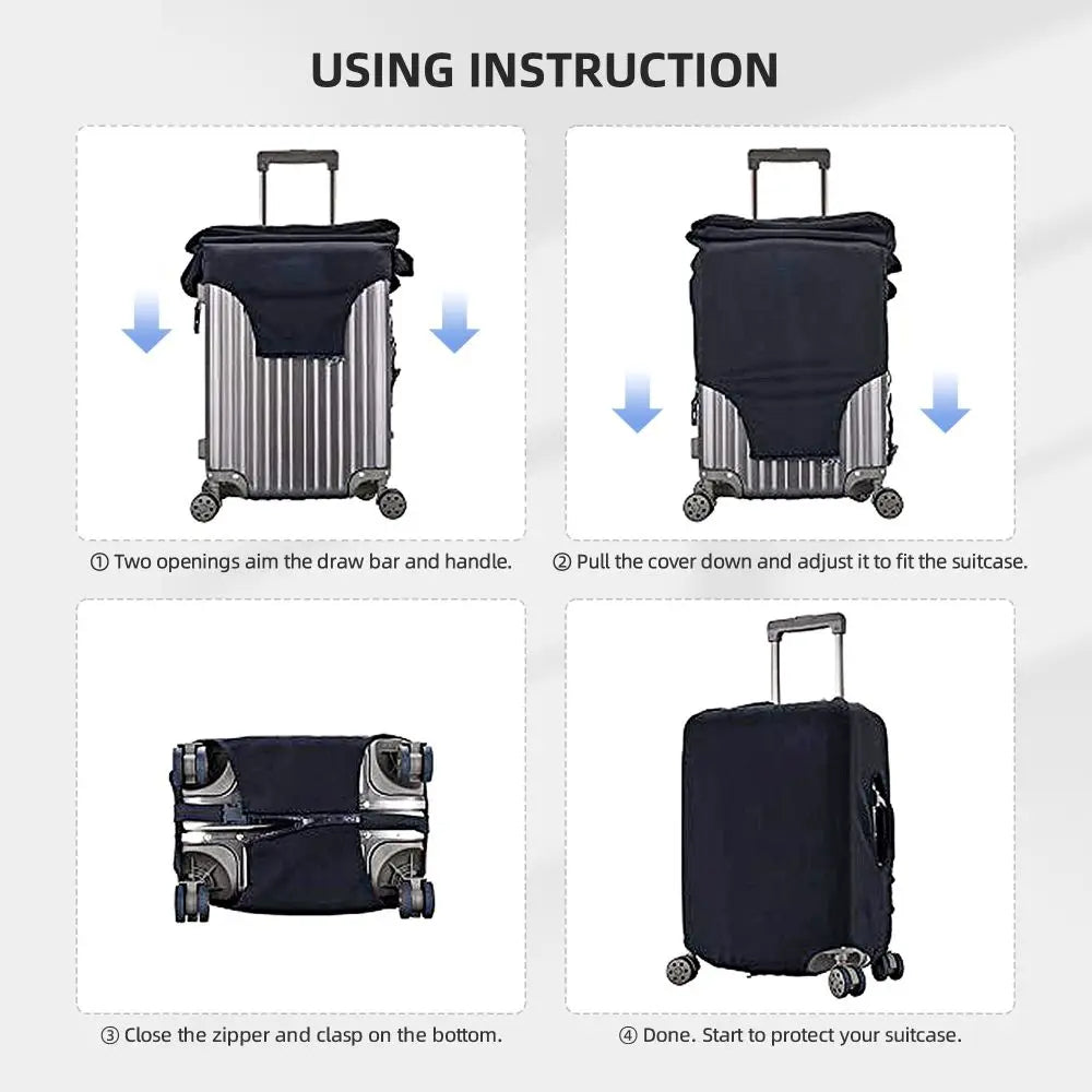 Burn Book - Mean Girls Suitcase Cover Protection Elastic Travel Luggage Protector Covers for 18-32 Inch