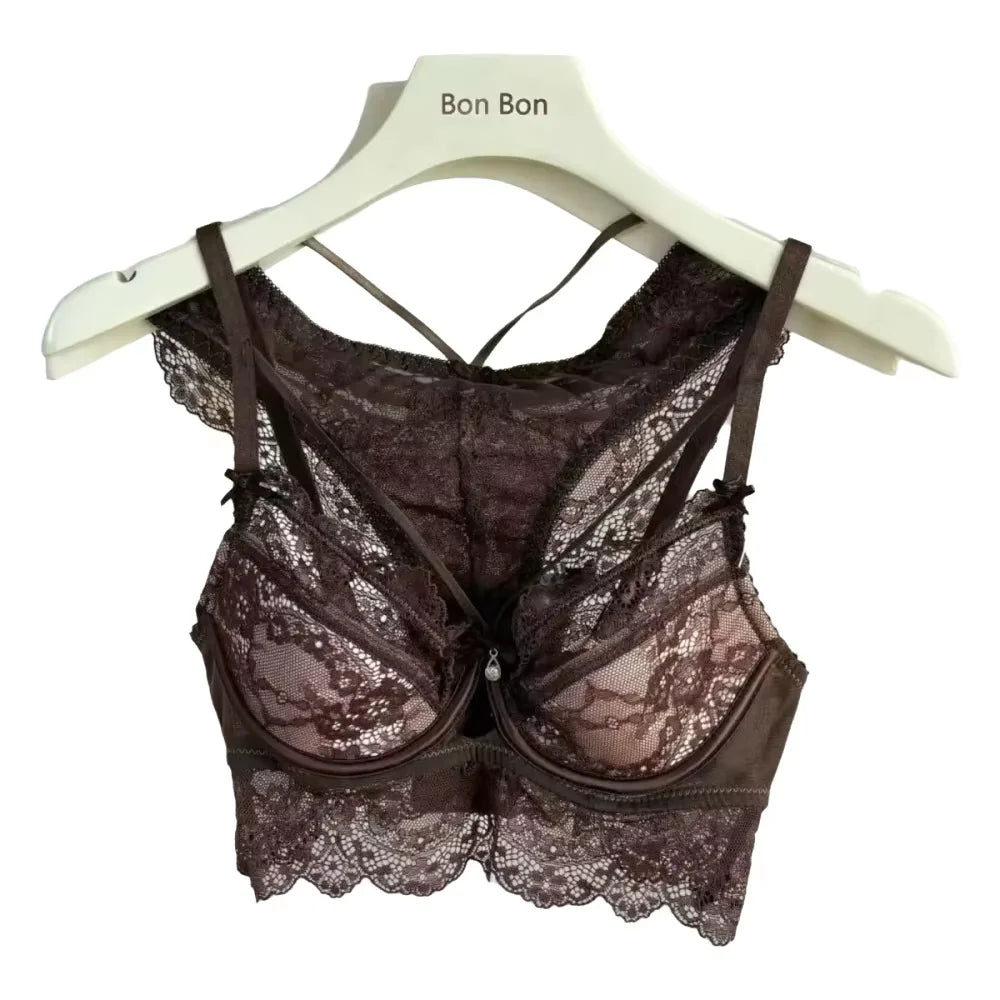 French Lace Underwire Bra Set