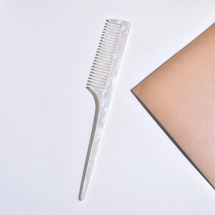 1PC multi-colored acetic acid portable tip tail comb for various hair lengths for travel and home use