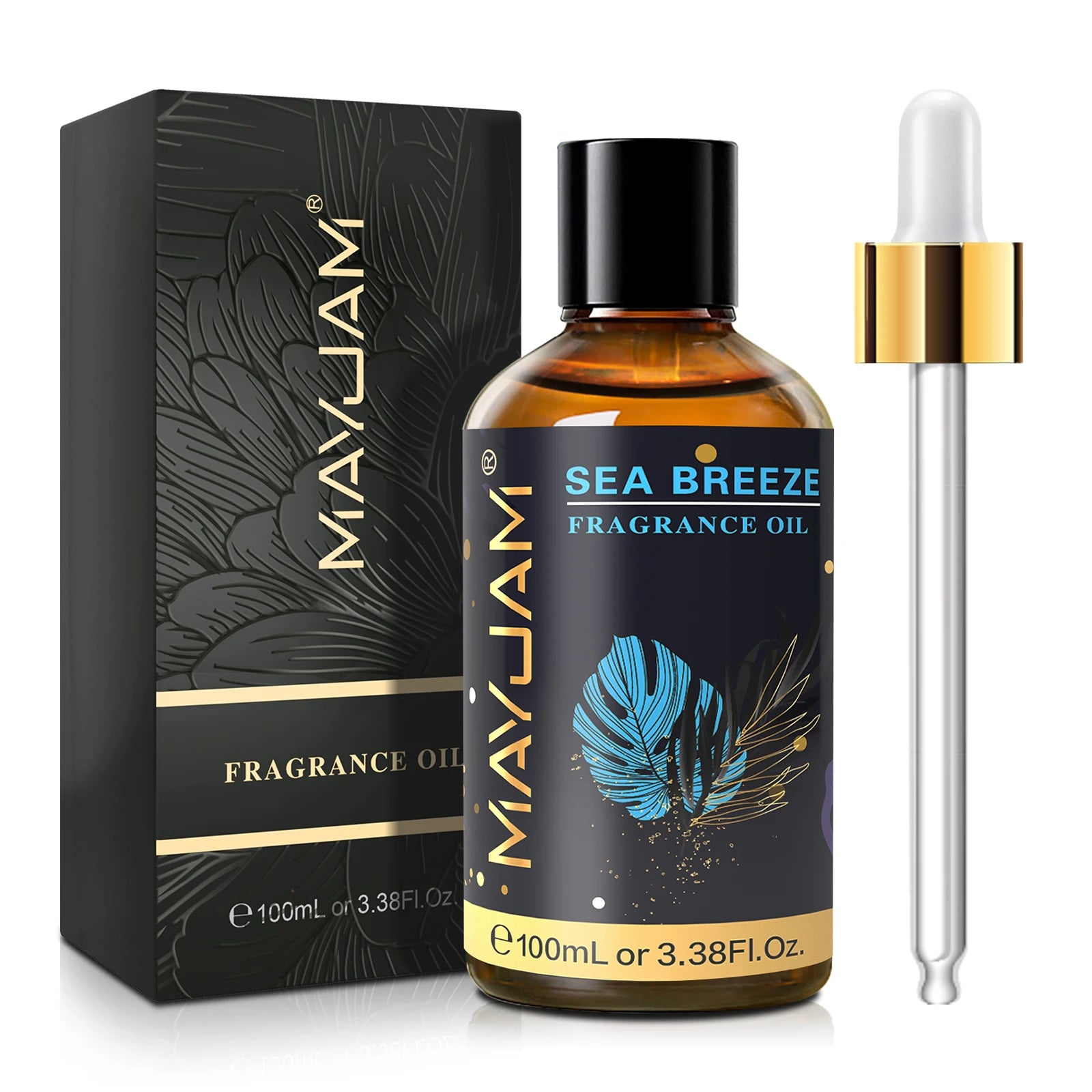 MAYJAM Fragrance Essential Oil 100ml Coconut & Hibiscus White Musk Sweet Tobacco Santal Sanctuary Hotel Fruit Carnival Blend Oil