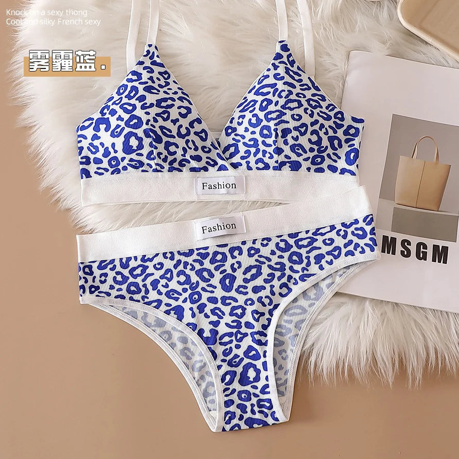 Leopard Seamless Bralette & Panty Set