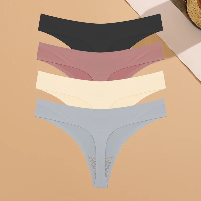 Ice Silk Thong Set (4-Pack)