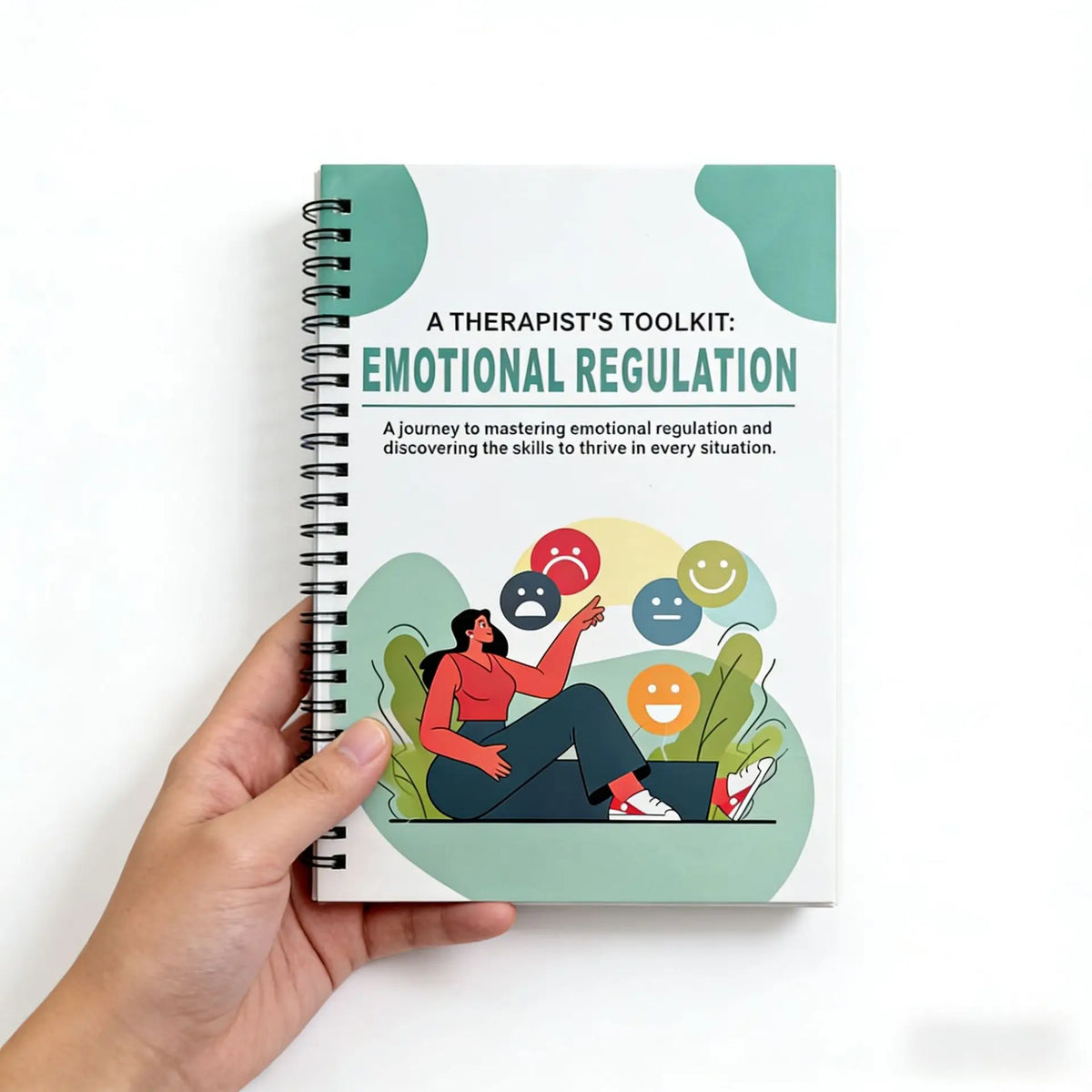 Emotional Regulation Workbook – CBT & Self-Care Journal