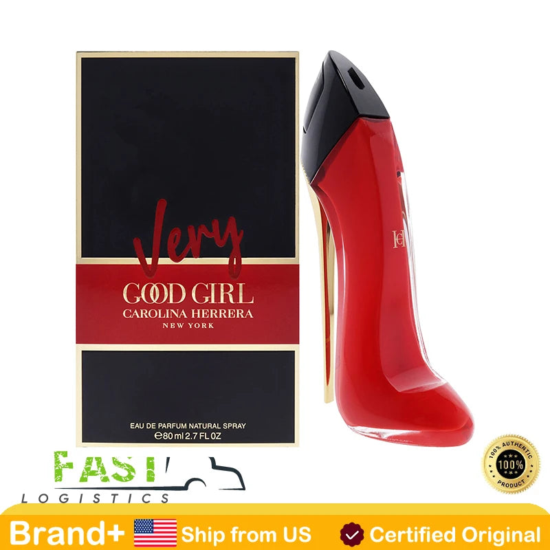 Carolina Herrera Very Good Girl EDP Spray Mujeres Makeup Women Perfume Aerosol 100ML Cologne Persistence Long-lasting Natural