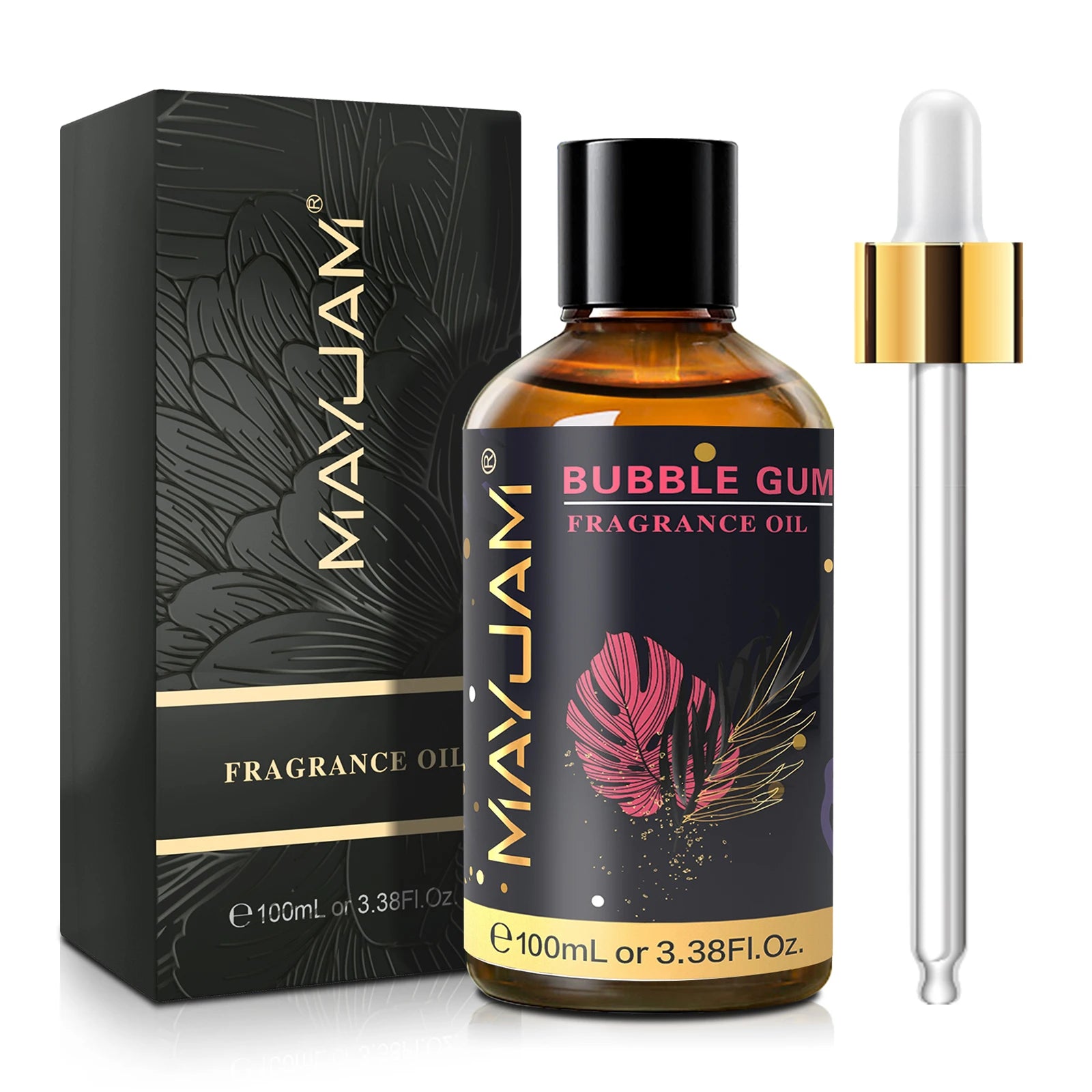 MAYJAM Fragrance Essential Oil 100ml Coconut & Hibiscus White Musk Sweet Tobacco Santal Sanctuary Hotel Fruit Carnival Blend Oil