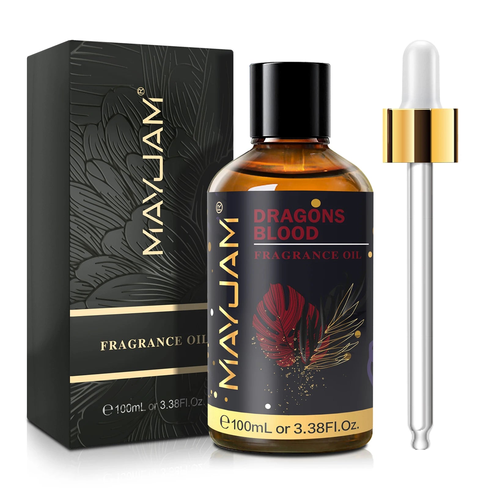 MAYJAM Fragrance Essential Oil 100ml Coconut & Hibiscus White Musk Sweet Tobacco Santal Sanctuary Hotel Fruit Carnival Blend Oil