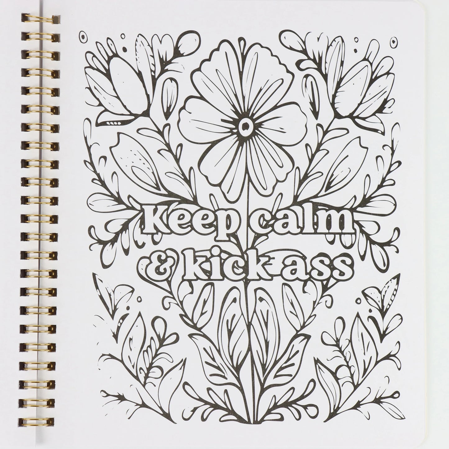 Beautiful Coloring Book for Adults Relaxation Funny Stress Relief Art Therapy Activity Perfect Gift for Friends