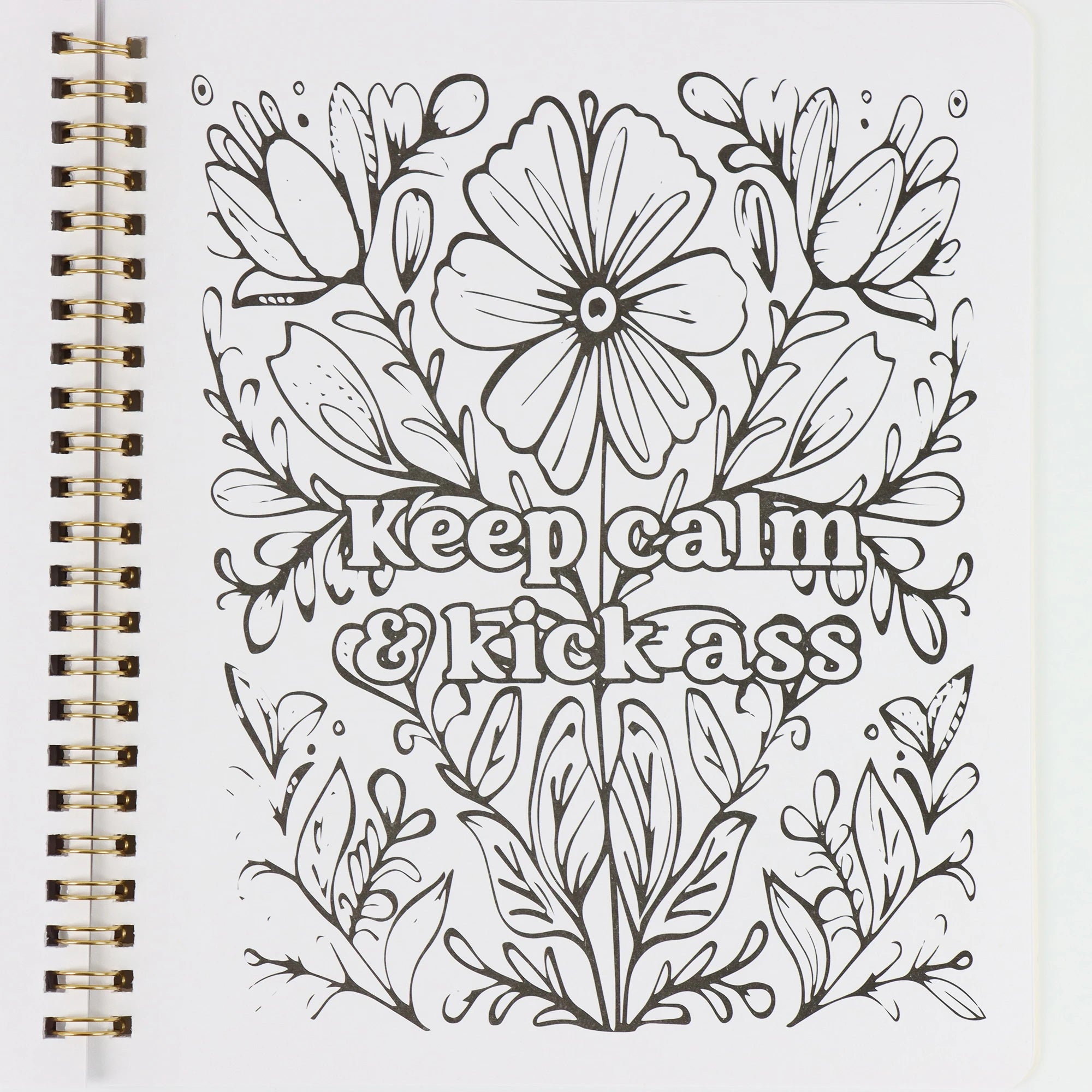 Beautiful Coloring Book for Adults Relaxation Funny Stress Relief Art Therapy Activity Perfect Gift for Friends