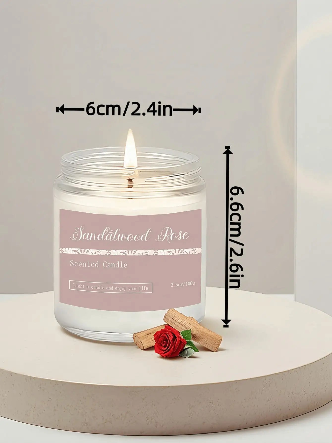 1PC Scented Candles Canned Candles,Long-Lasting Fragrance, With Essential Oil Fragrance,Suitable For Bedroom Bathroom