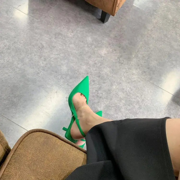Oulylan High Heels Shallow Women's Sandals Shoes for Women High heeled Sandals  Women's Shoes Fashion Pumps Pointed Toe