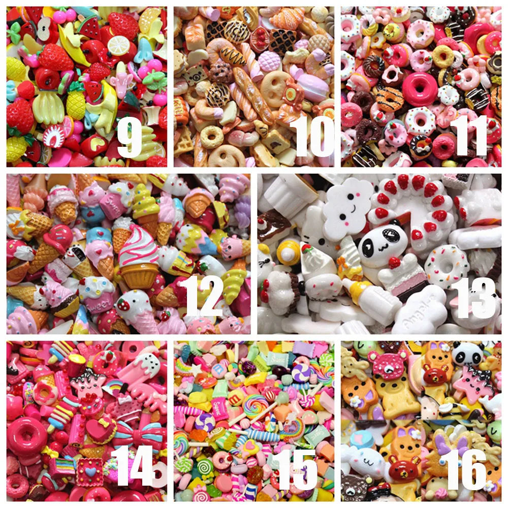 candy charm for hairpin keychain phone case decoration gifts slime charms beads scrapbooking supplies nail decoration crafts