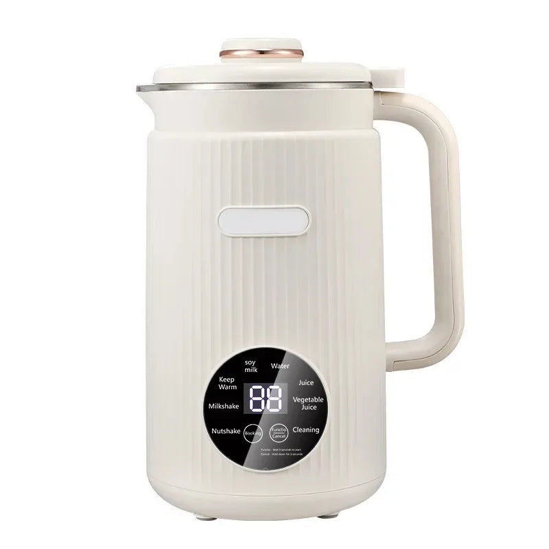 1200ML Electric Soybean Milk Machine Automatic Intelligent Food Blender Filter-free Soy Milk Maker Rice Paste Maker Kettle EU/US
