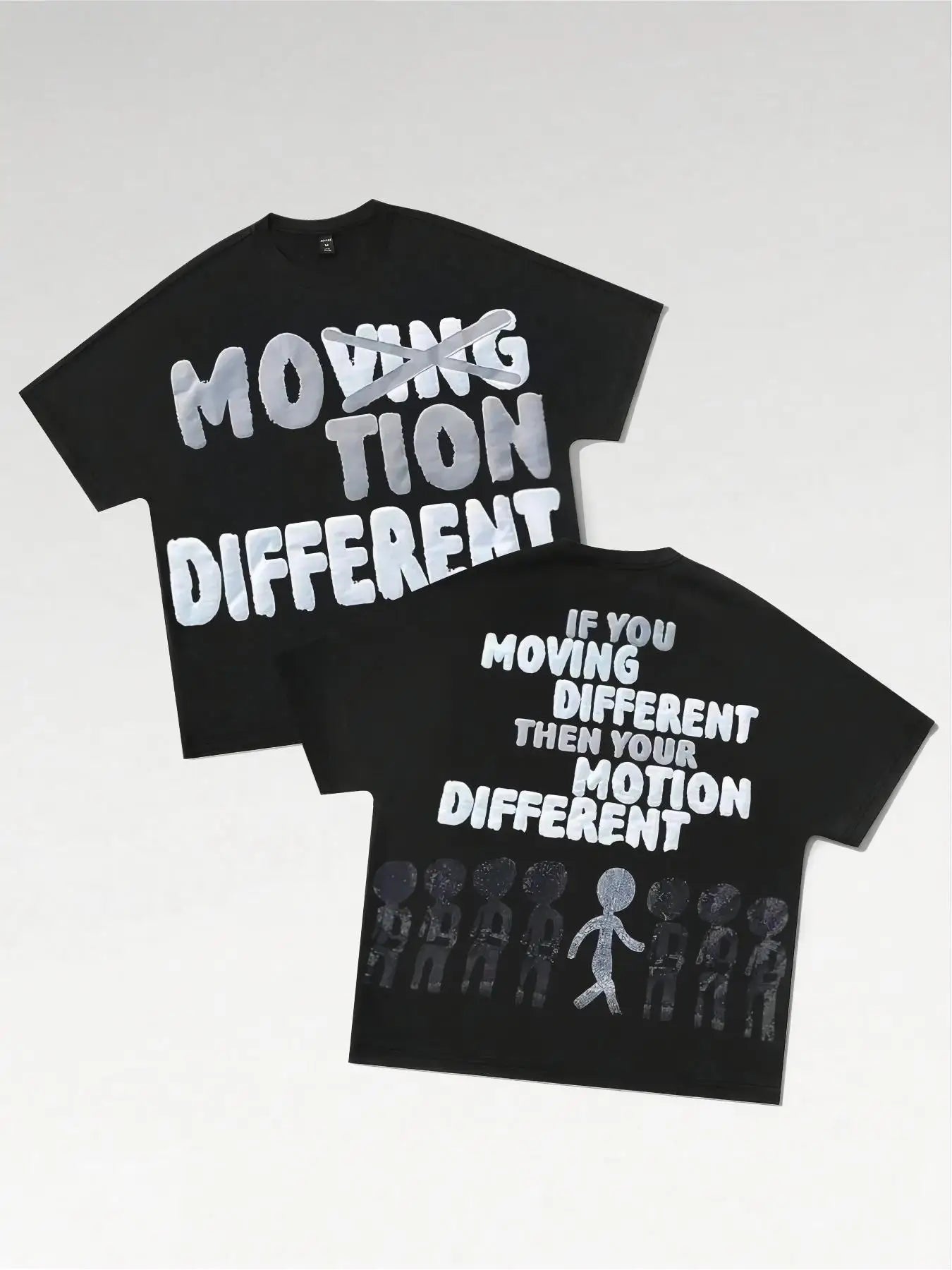 2026 Summer New Men's T-shirt with 3D Letter Print Street Casual Fashion Comfortable Soft Breathable Lightweight