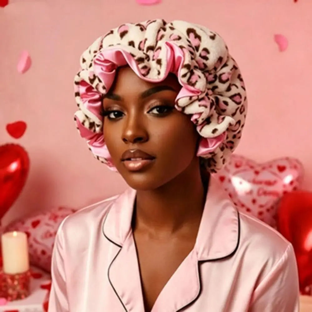 Creative Soft Hair Drying Cap Microfiber Quick-Drying Dry Hair Towel Absorbent Leopard Print Hair Towels Face Wash