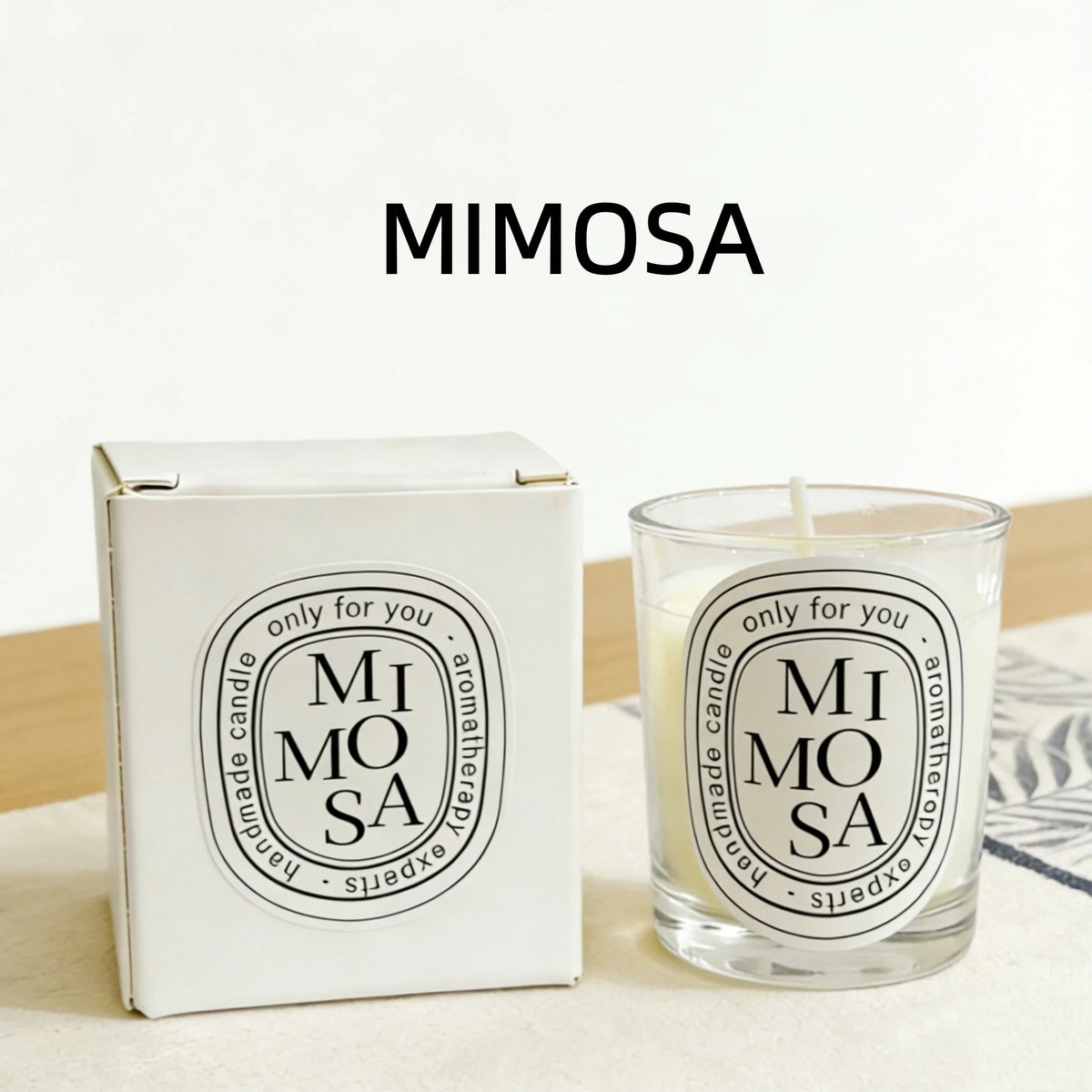 New Fragrance Scented Candle Romantic Gift Transparent Jar Aromatic Candles Light for Wedding Guest