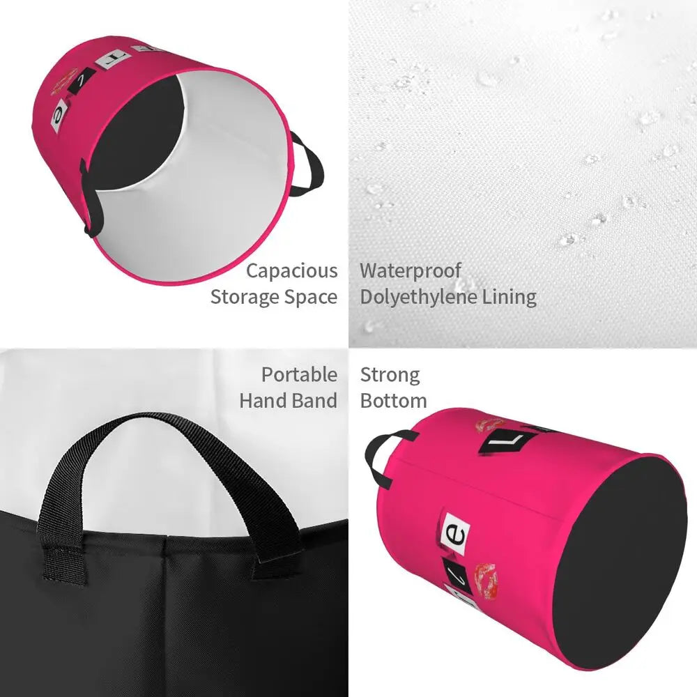 Burn Book Mean Girls Foldable Laundry Baskets Dirty Clothes Home Organizer Large Waterproof Hamper For Home Kids