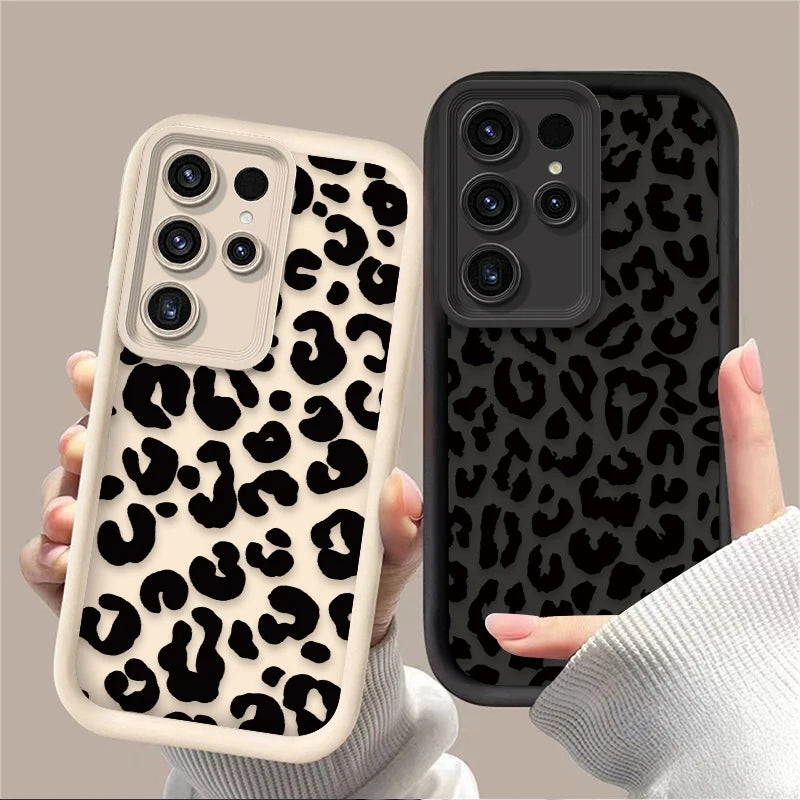 Leopard Print Silicone Case – Samsung Galaxy